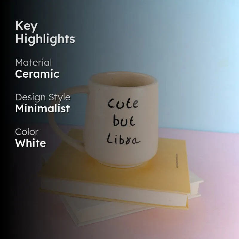 Cute But Libra Coffee Mug (250 mL) media 2