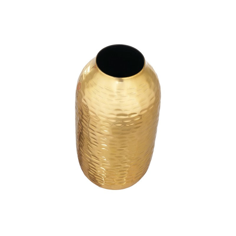 Biblio Bloom Metal Vase -Gold media 4