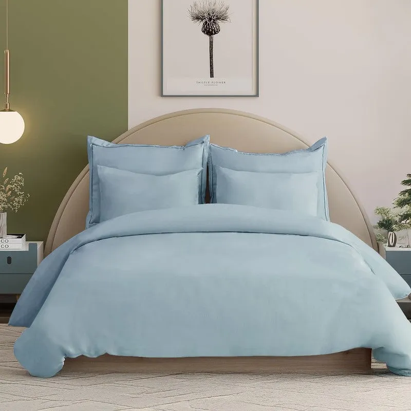 AllureHue Bedsheet (Blue) - 300 GSM media 1