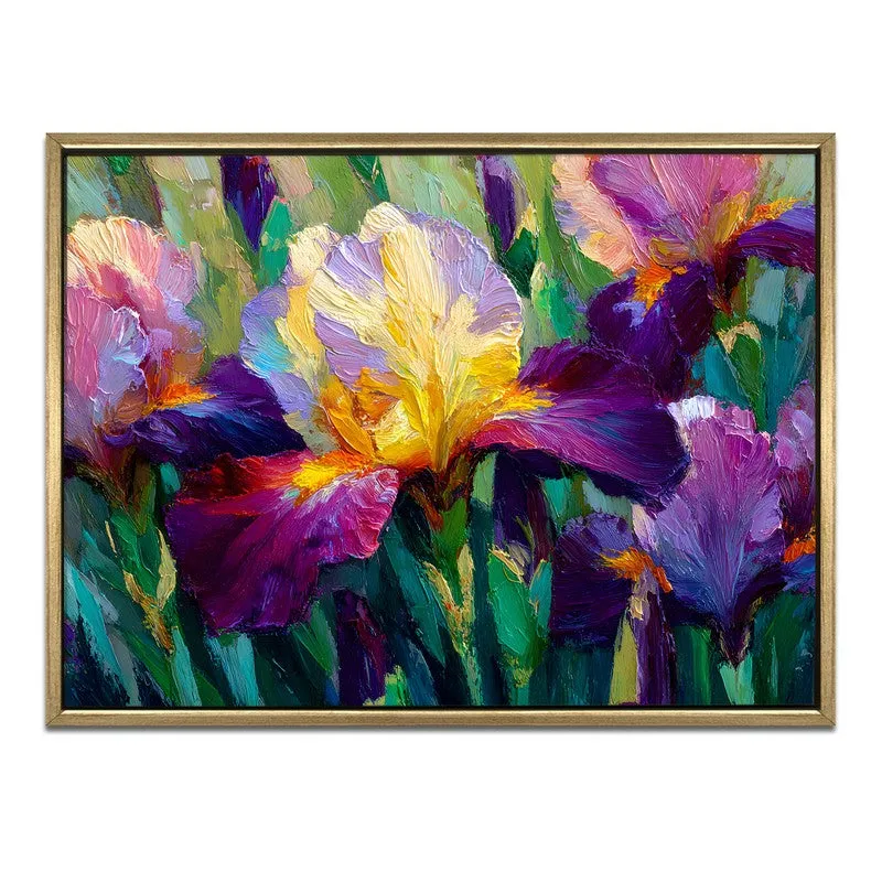 Silken Blossoms Canvas Wall Painting With Frame media 3