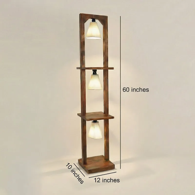 Julep Shelf Jute And Wooden Floor Lamp media 9