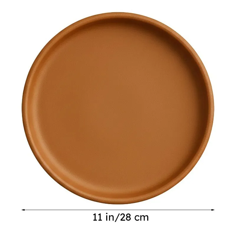 Terrya Handcrafted Terracotta Wall Plate - Set Of Eight media 6