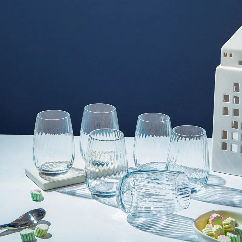 Luminarc Serena Ribbed Glasses (370 mL) - Set Of Six media 1