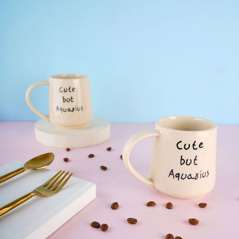 Cute But Aquarius Coffee Mug (250 mL) media 6