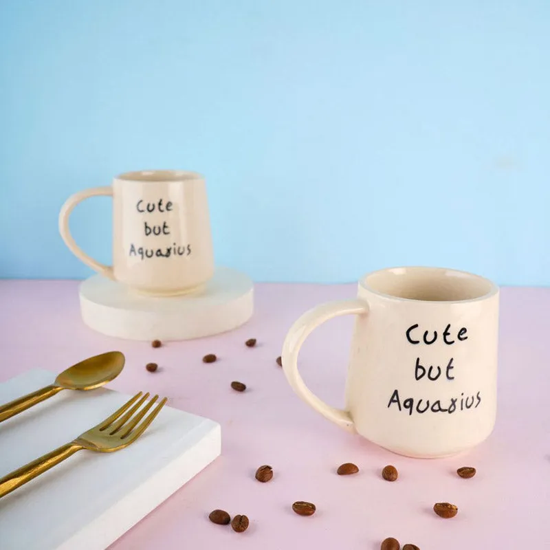 Cute But Aquarius Coffee Mug (250 mL) media 6
