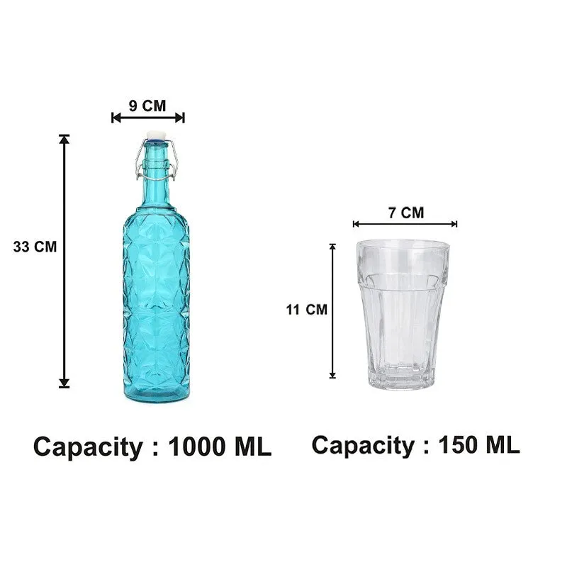 Slate 1000 mL Water Bottle With 150 mL Glasses - Five Piece Set media 8