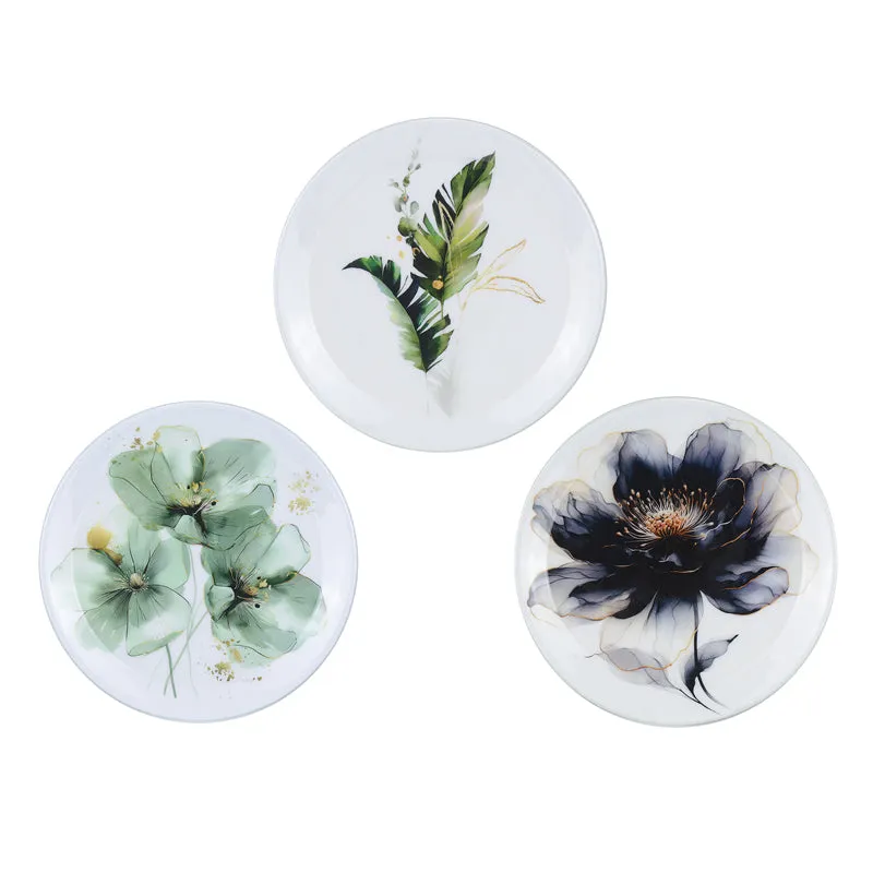 Bilia Floral Wall Plate - Set Of Three media 3