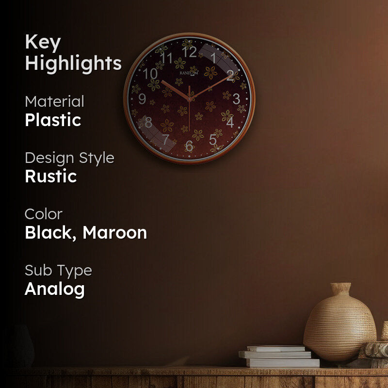 Period Aspire Analog Wall Clock media 2