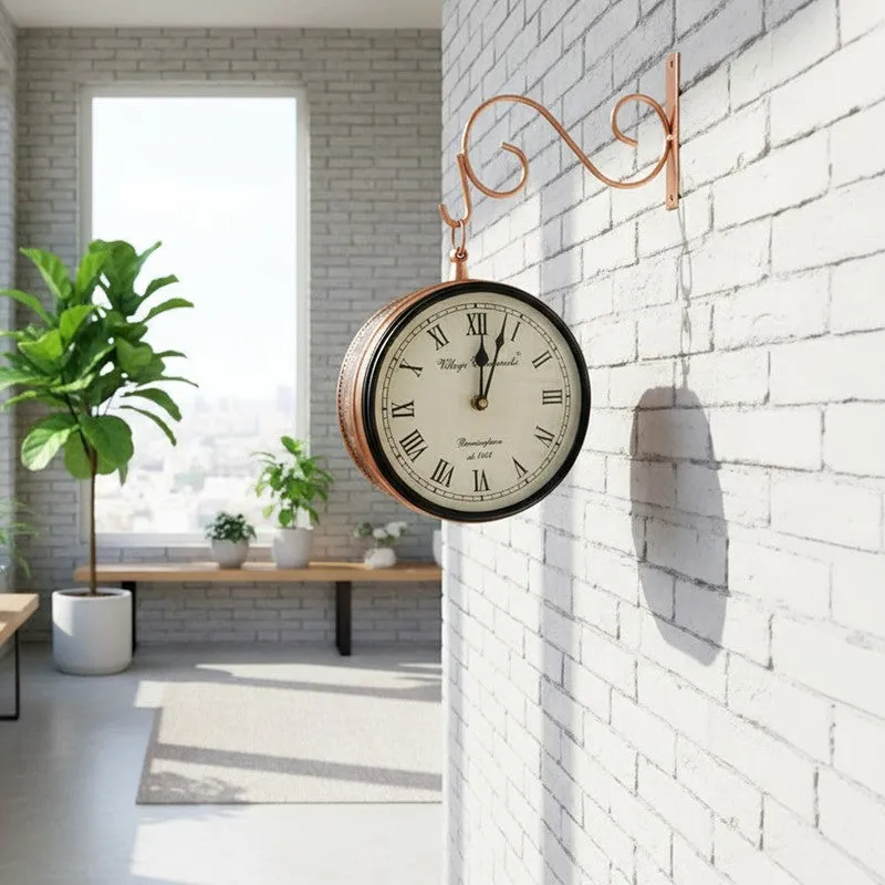 Grand Heirloom Dial Metal Wall Clock media 1