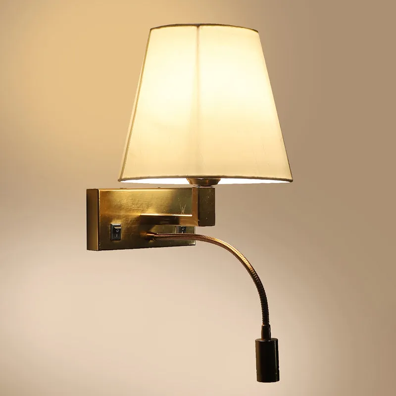 Nairobi Cotton Wall Lamp With Iron Base media 9