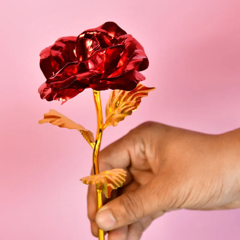 Story Of Rose Resin Showpiece - Red media 4