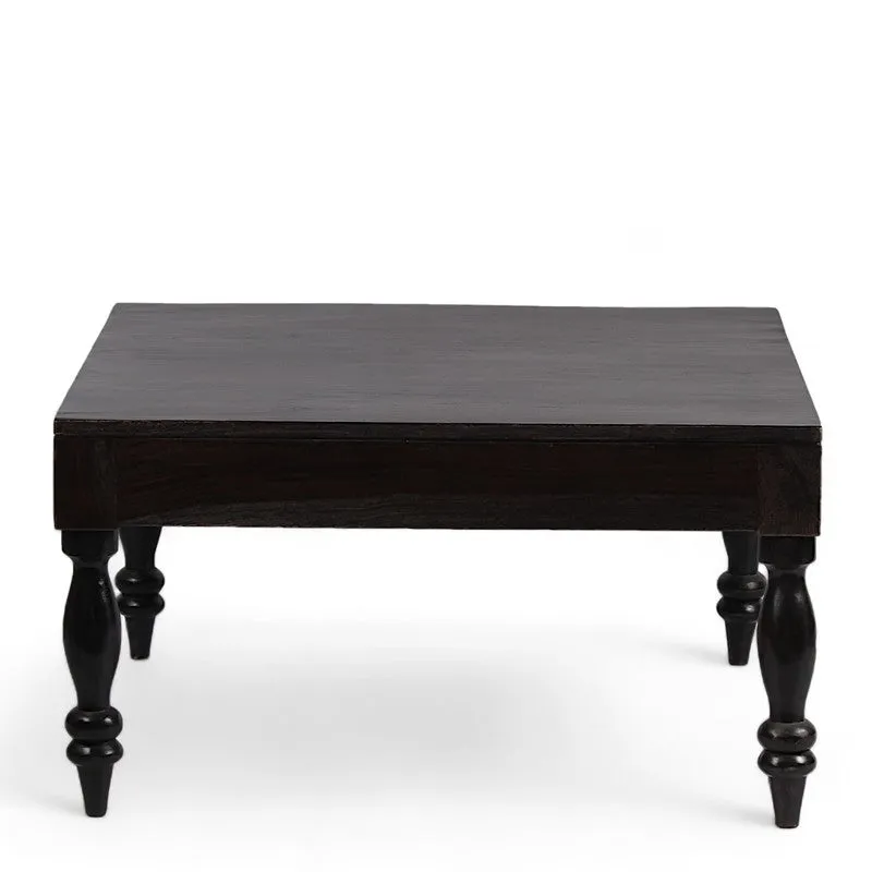 Oervon Sheesham Wooden Center Table - Black media 3