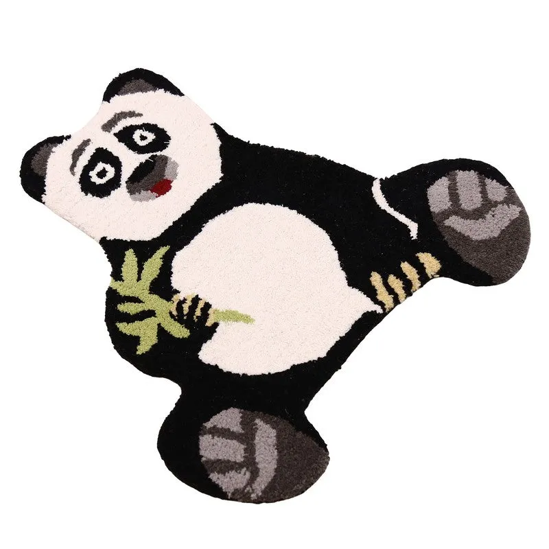 Bamboo Panda Cotton Carpet media 4