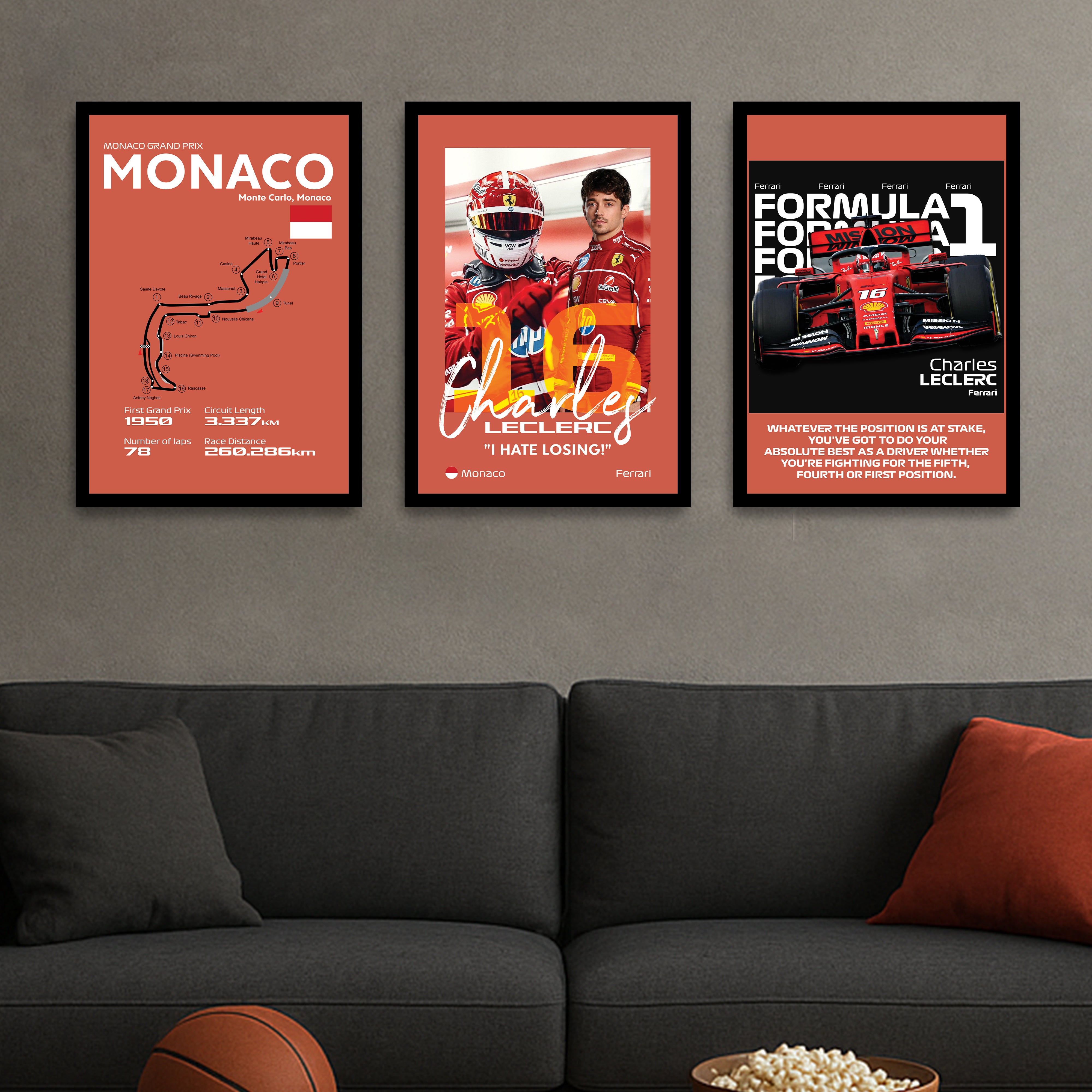 Monaco Grand Prix Formula 1 Wall Art Collection - Set Of Three media 6