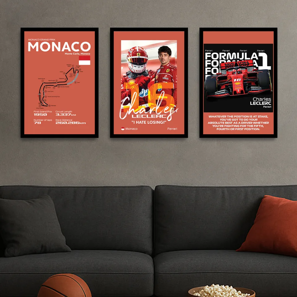 Monaco Grand Prix Formula 1 Wall Art Collection - Set Of Three media 6