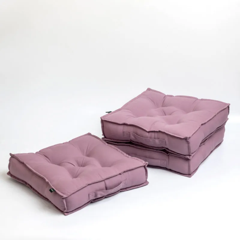 Tara Floor Cushion (Lilac Purple) - Set Of Three media 3