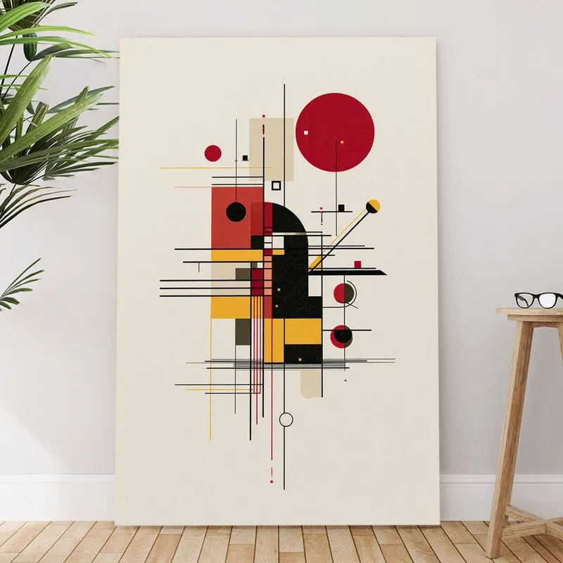 GeoFrame Abstract Canvas Wall Art media 6