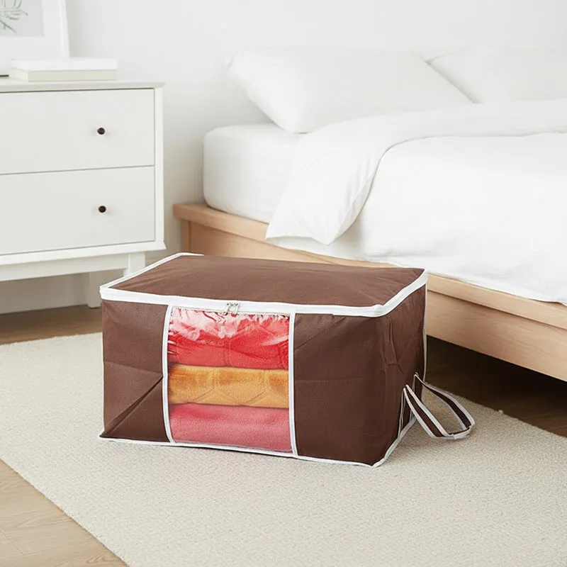 Stow Edit Cloth Organizer - Brown & White media 1