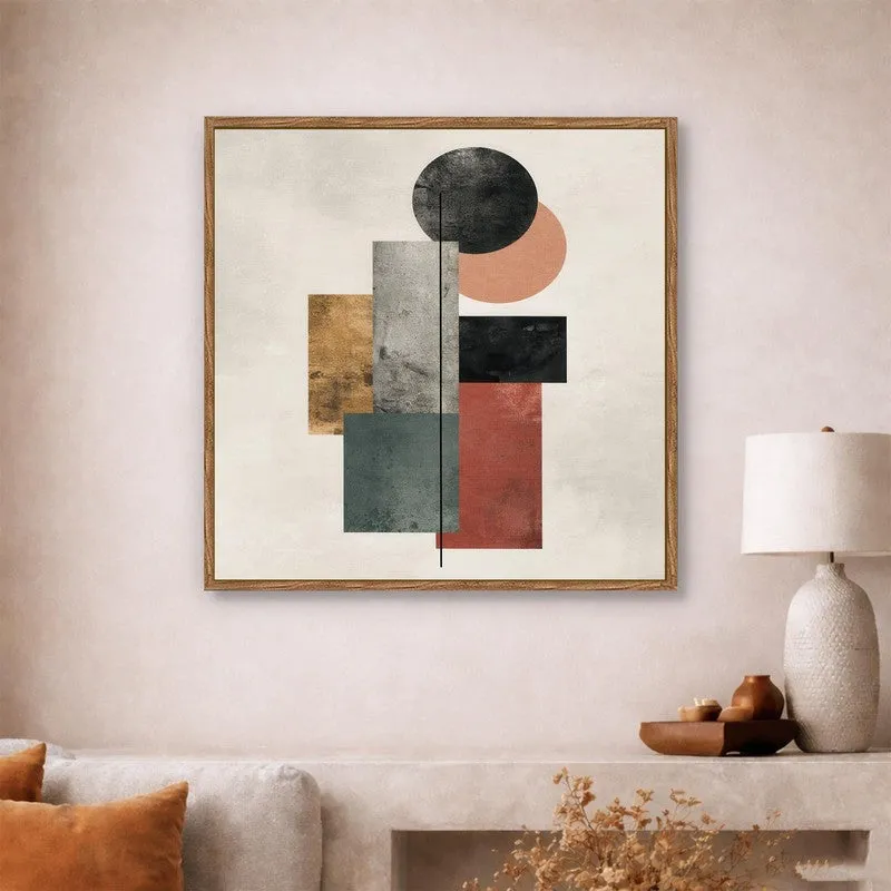 Painted Persona Canvas Wall Art With Frame media 4
