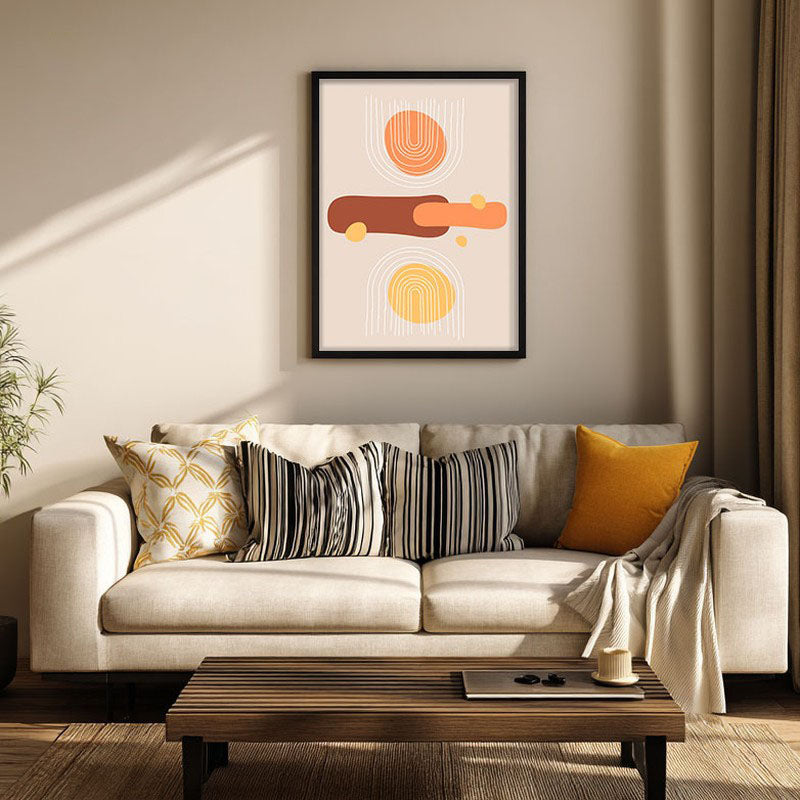 Sunlit Whispers Archival Canvas Wall Art - Black Frame