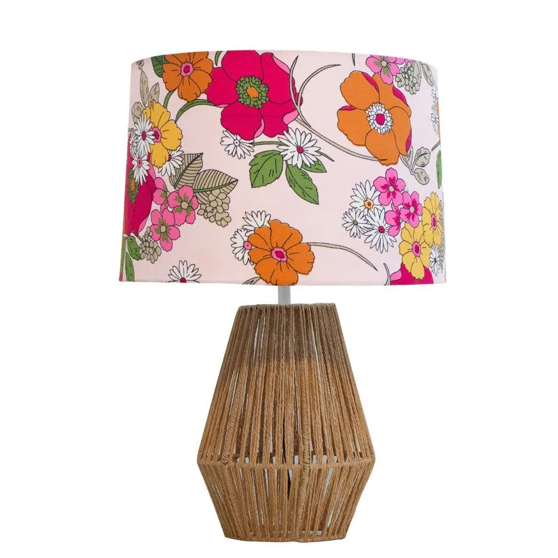 Floral Ripple Metal Table Lamp media 7