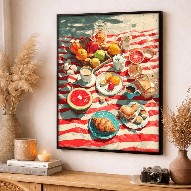 Feastora Canvas Wall Painting With Black Frame media 3