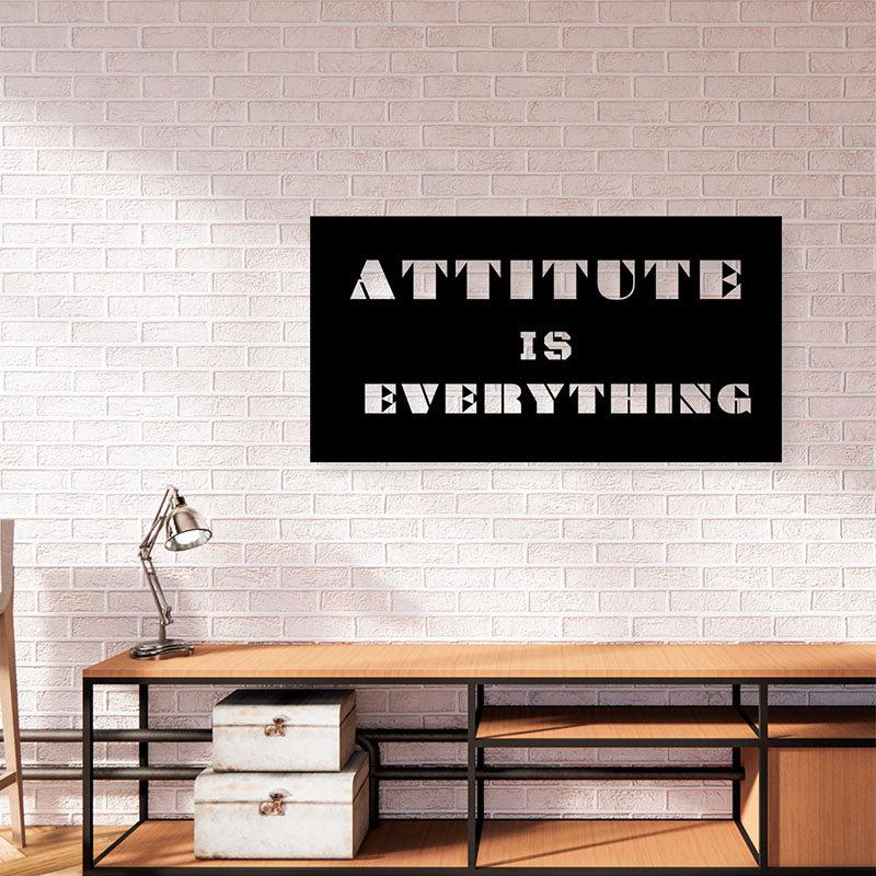 Attitude Is Everything Iron Wall Accent