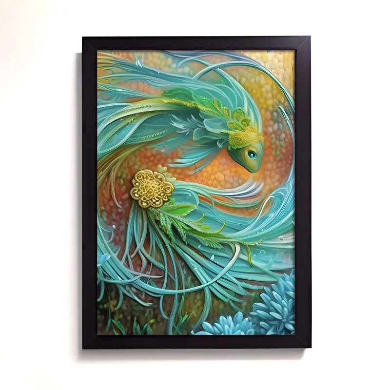 Turquoise Fins Wall Art media 3