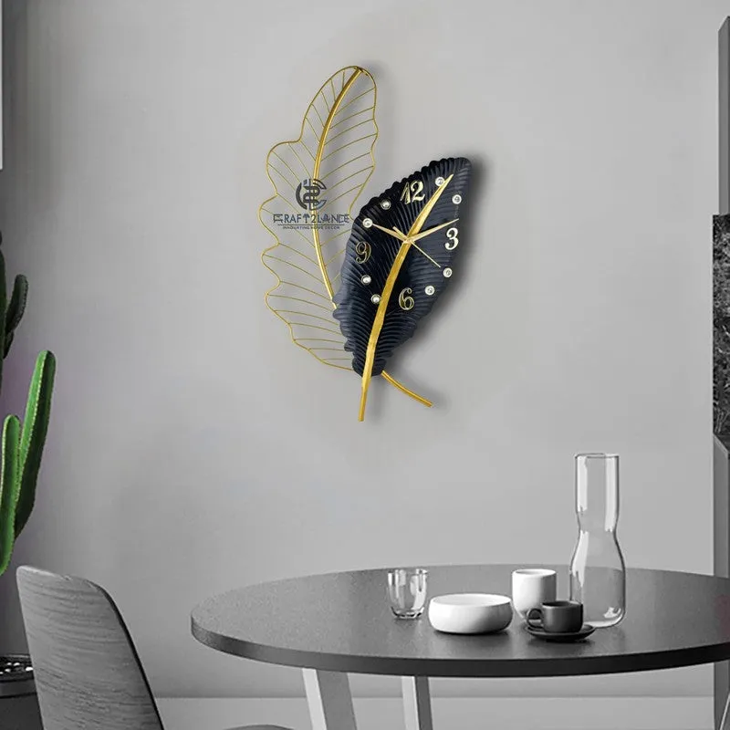 Hourly Silent Wall Clock - Black media 5