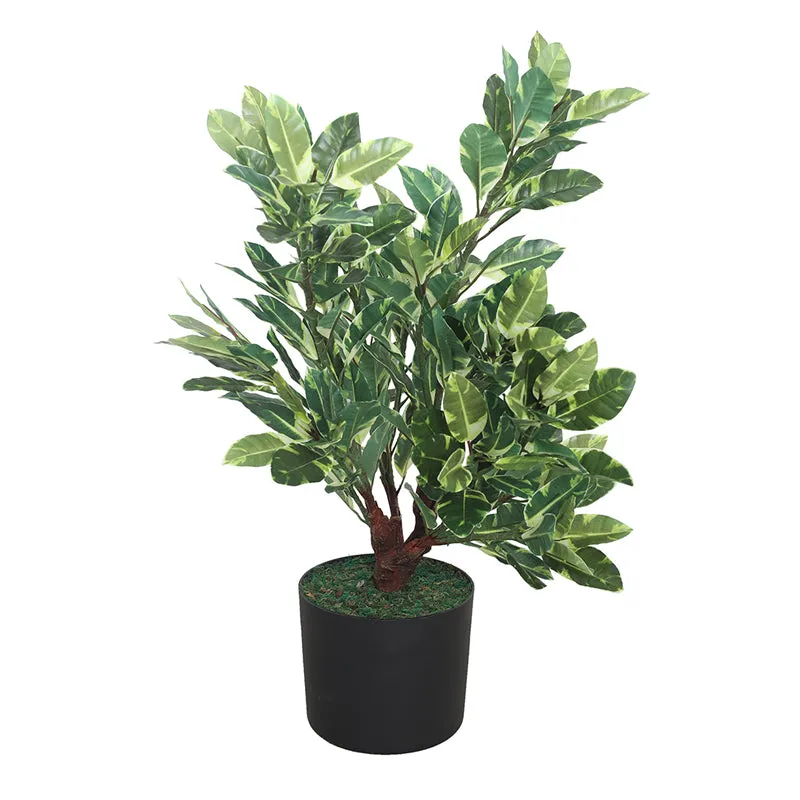 Green Envy Artificial Plant With Black Plastic Pot media 4