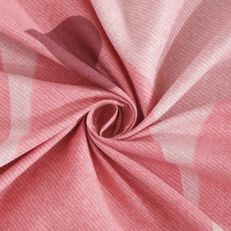 Blushing Arcs Abstract PolyCotton Bedsheet  - 130 GSM media 5