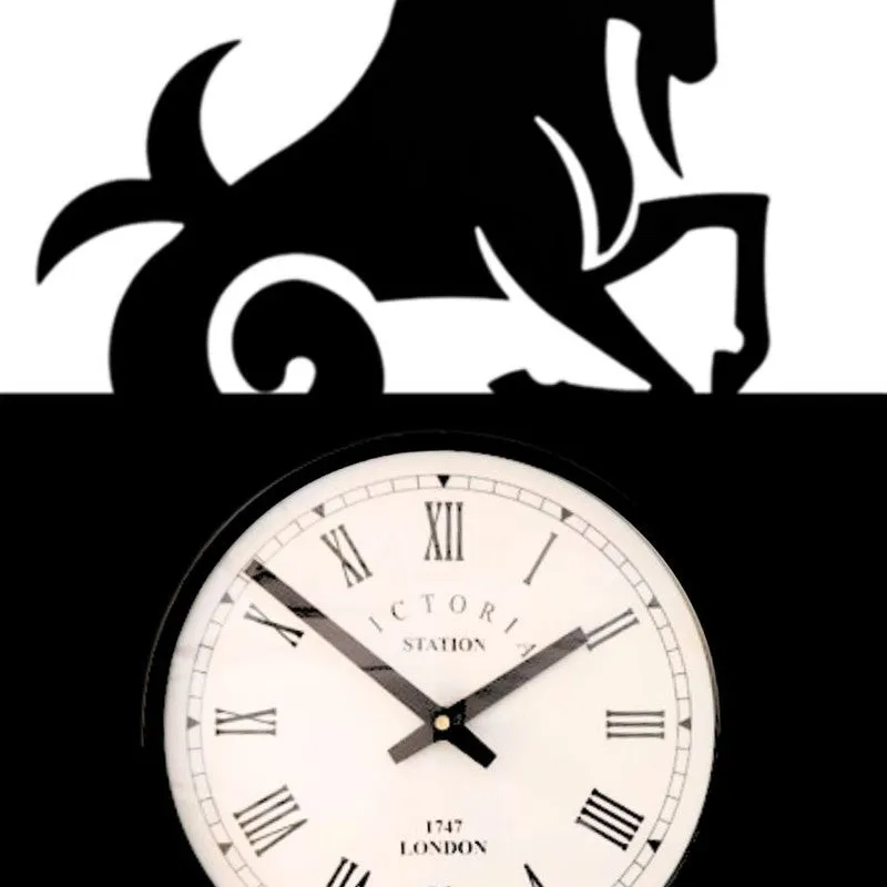 Beast Steel Analog Wall Clock - Black media 5