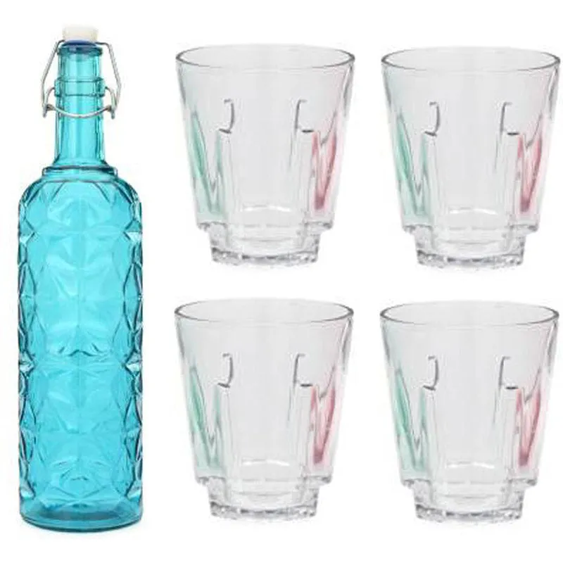 Huxley 1000 mL Water Bottle With 200 mL Glasses - Five Piece Set media 3