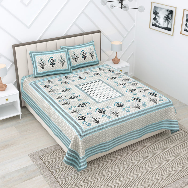 Bagichi Vibes Cotton Bedsheet - 180 TC