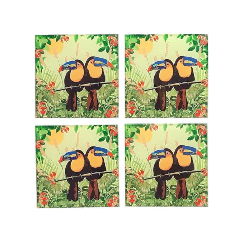 Toucan Tango Square Coaster - Set Of Four media 4
