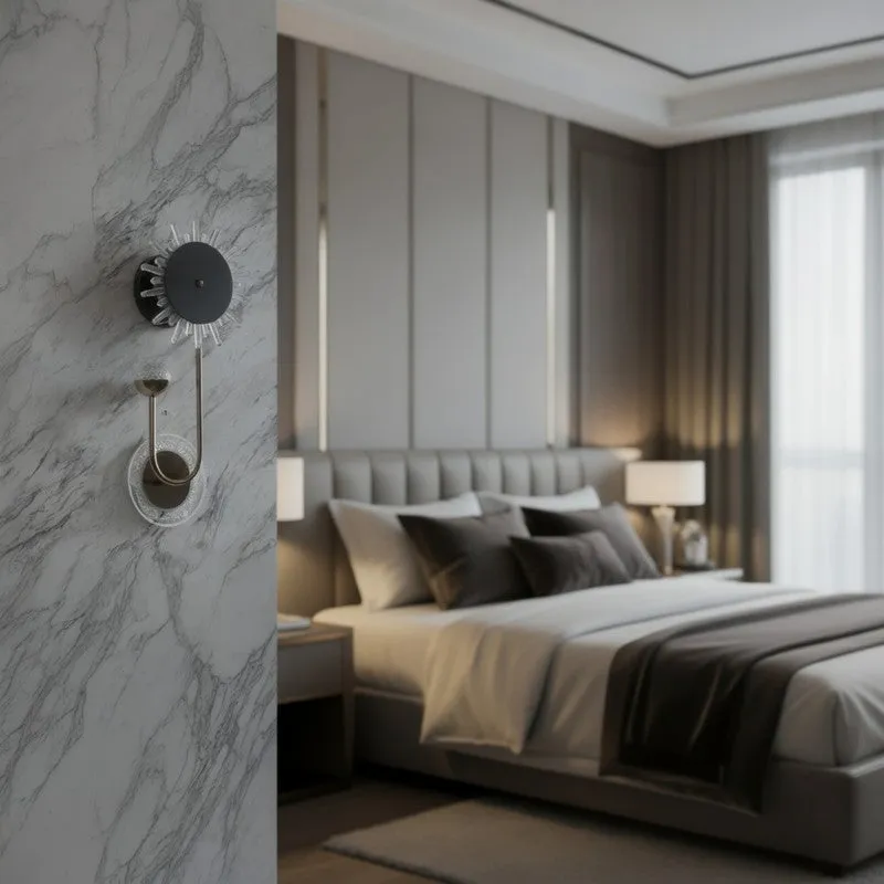 Fleura Iron Wall Lamp media 3