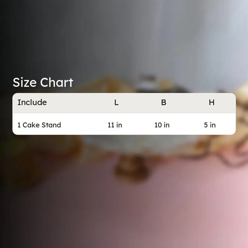 Evie Mother Of Pearl Cake Stand media 5