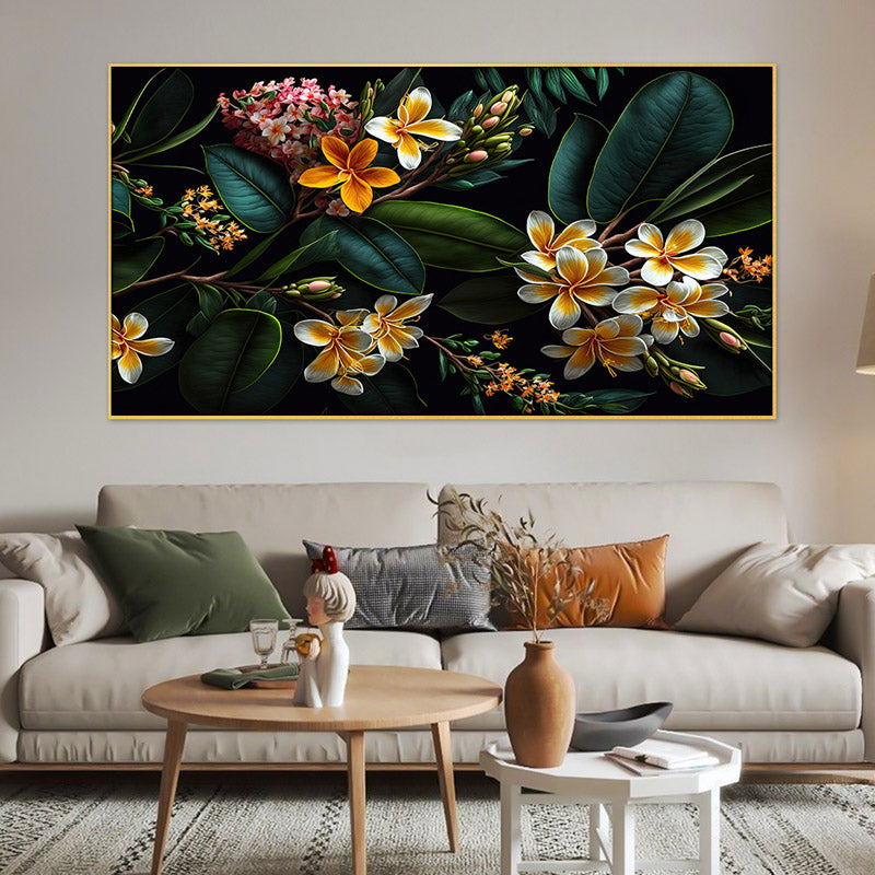 Alsonia Jungle Floral Canvas Wall Painting