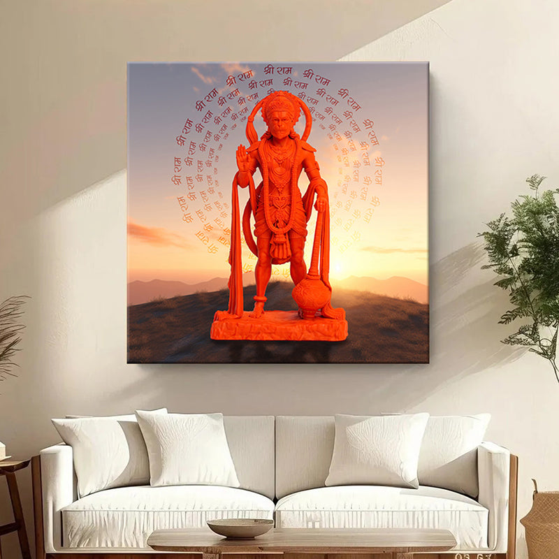 Rameshta Hanuman Wall Painting