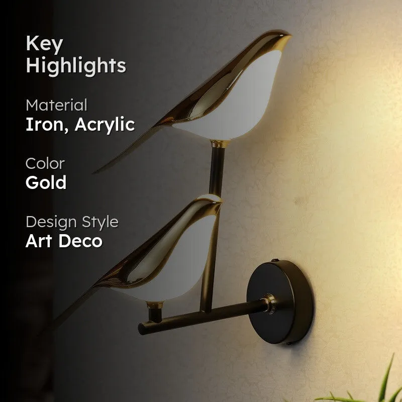 Irayra Duo Iron & Acrylic Wall Lamp media 2