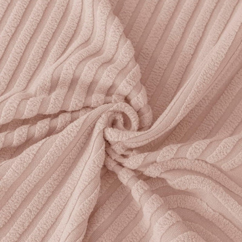PlushHue Jacquard Sofa Cover - Pink media 6