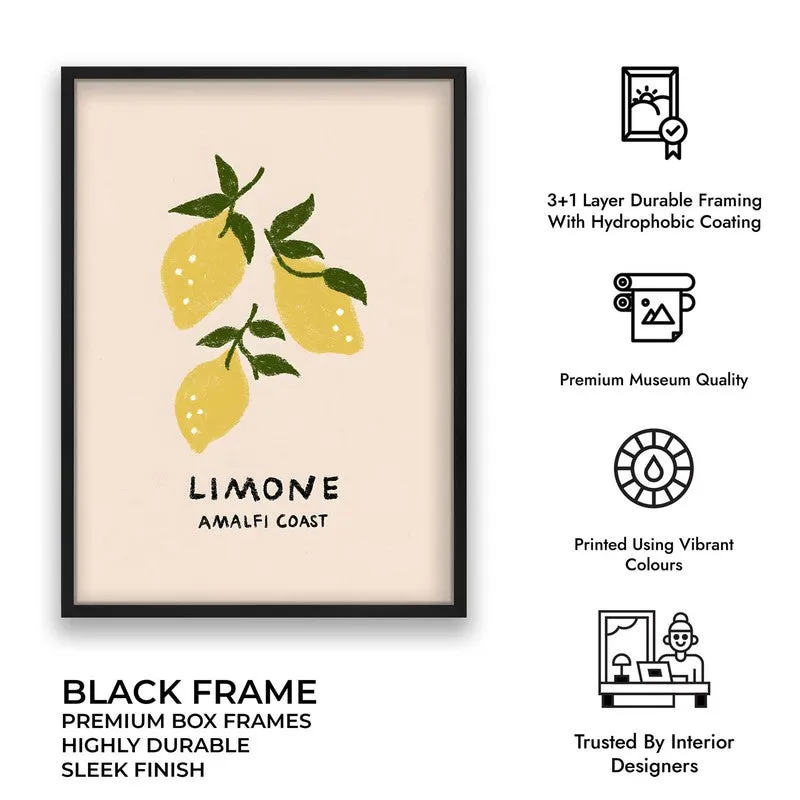Limone Archival Canvas Wall Art - Black media 10