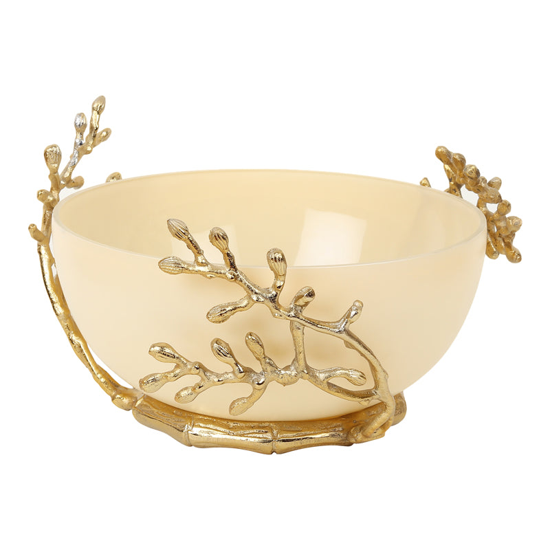 Roscoe Branched Accent Bowl - Cream media 3