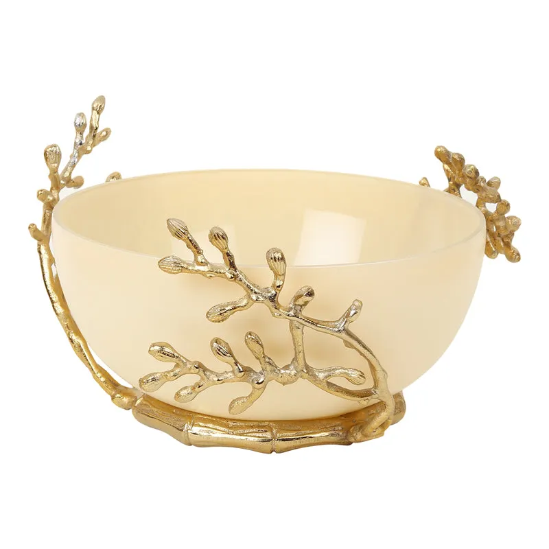 Roscoe Branched Accent Bowl - Cream media 3