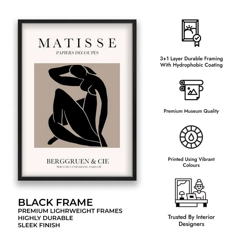 Bold Grace Canvas Wall Painting With Black Frame media 8