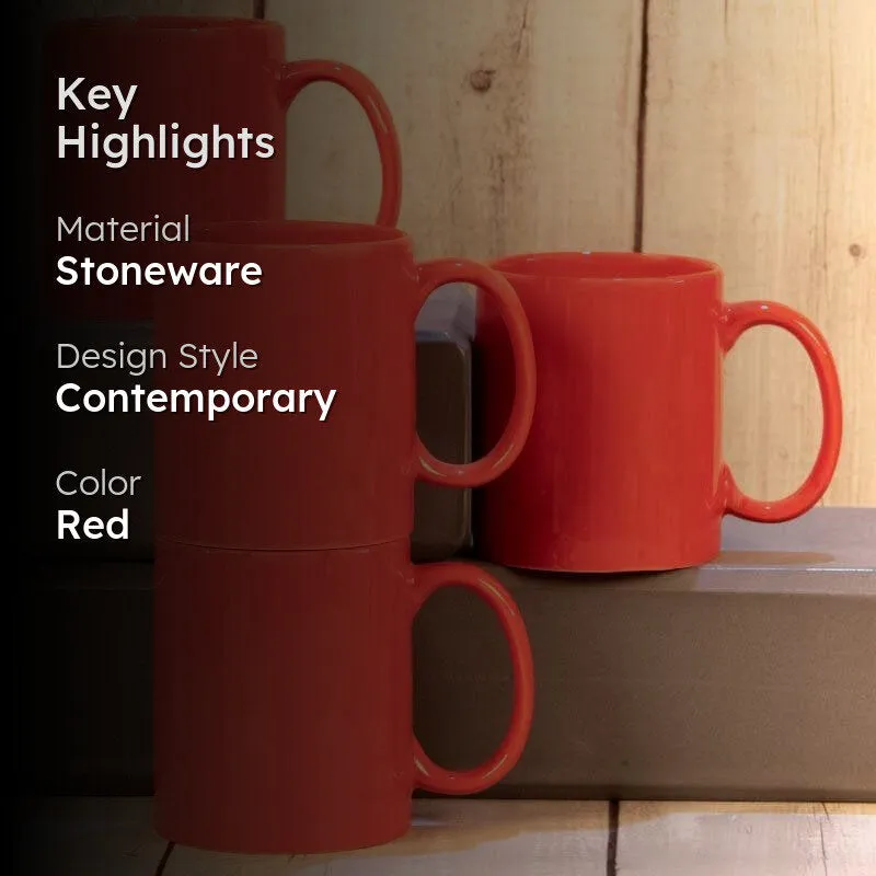 Call Stoneware Coffee Mug (360 mL Each) - Set of Four media 2