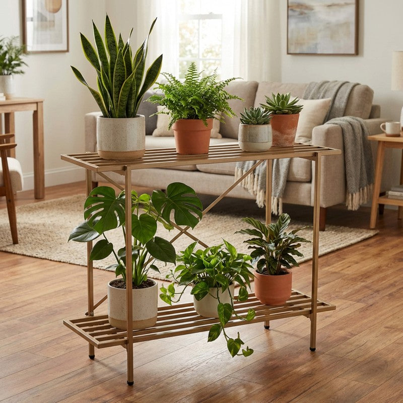 Verdex Metal Planter Stand - DarkBrown media 5