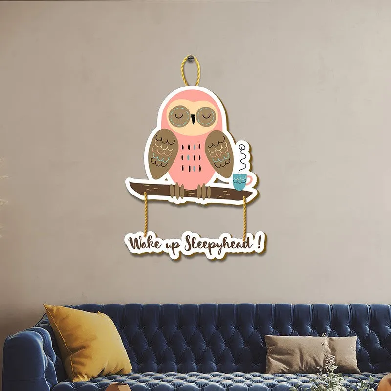 Owl's Morning Brew MDF Wall Accent media 1