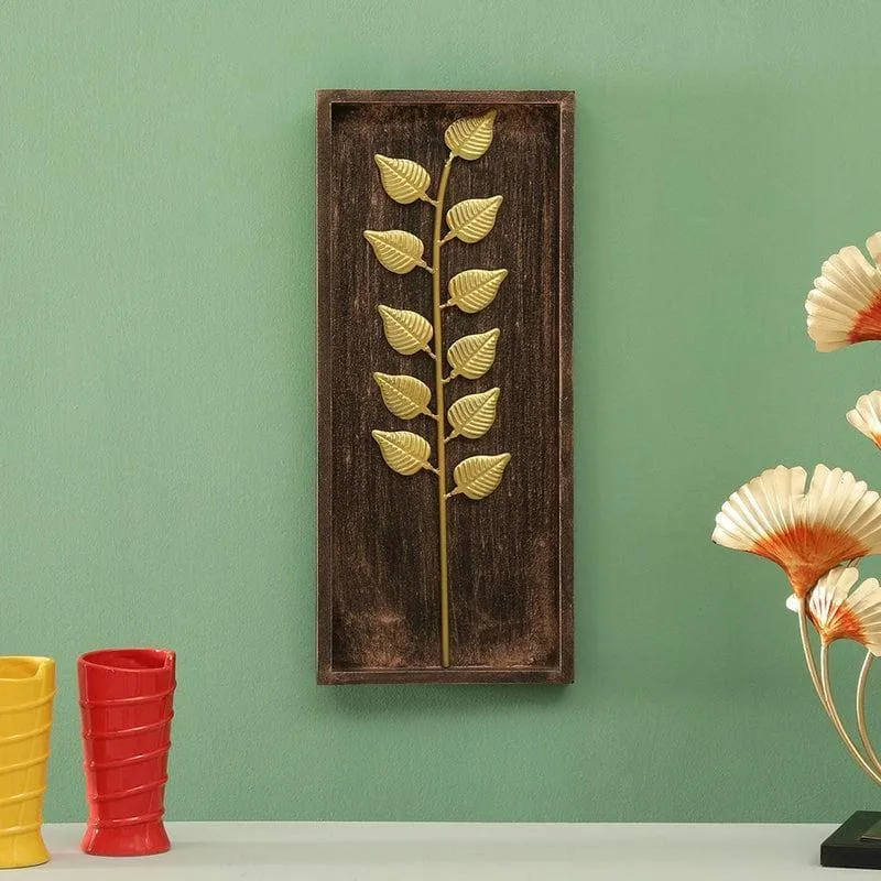 Leafy String Wooden And MDF Wall Accent media 1