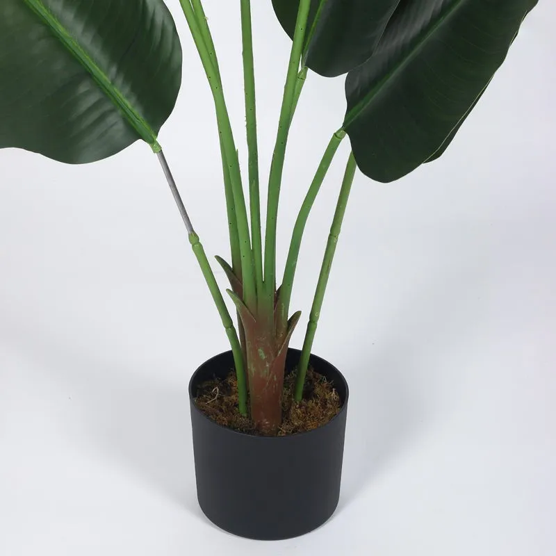 Ardella Artificial Banana Plant With Black Fiber Pot - 4.4 Feet media 9